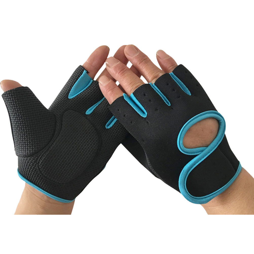 Weightlifting Gloves - Cycling Gloves Half Finger Breathable Anti-Slip