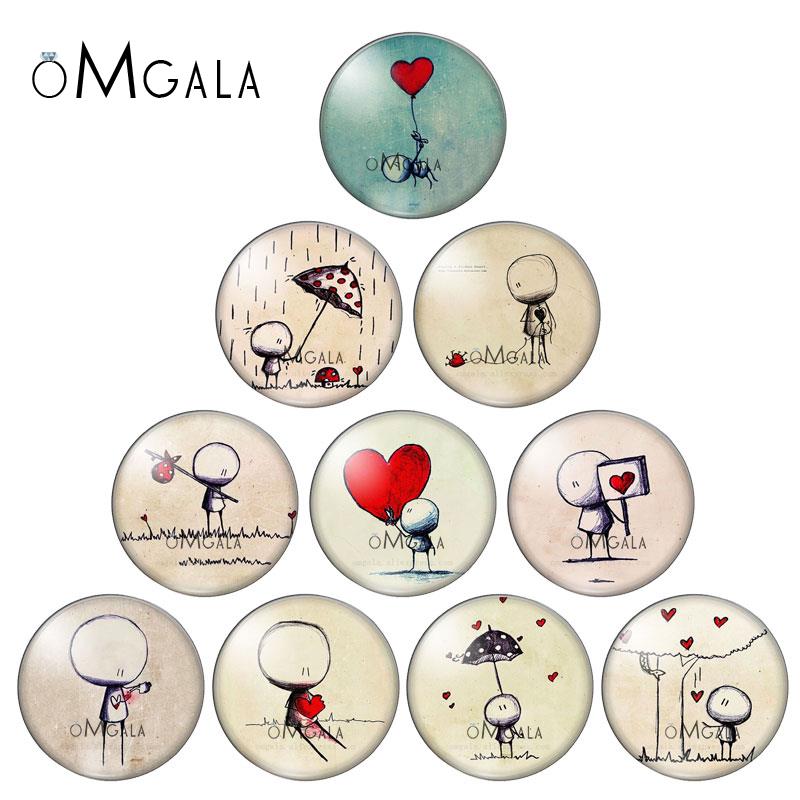 Chalk Bag - Simple drawings of puppet and love