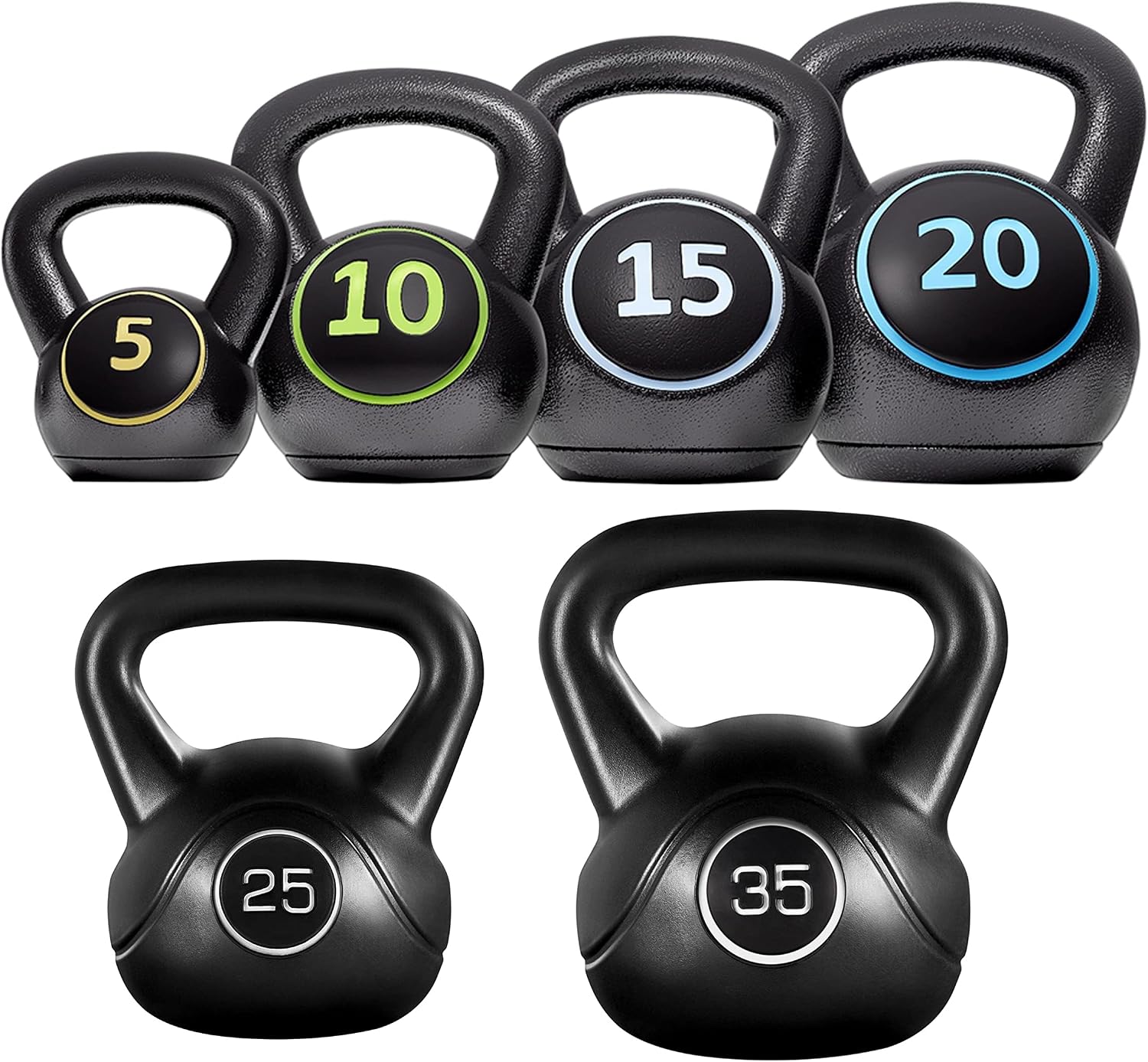 Kettlebell - Kettlebell Set for Home Fitness, 6-Piece