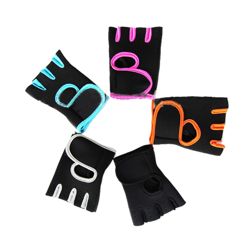 Pair Cycling Gloves Black Size - Weightlifting Gloves 评论和价格